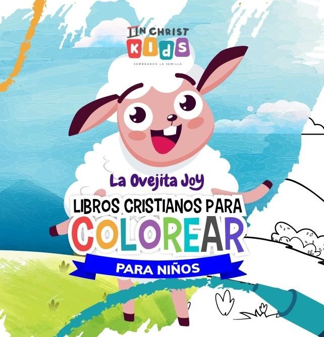 La ovejita joy (para coloerear)